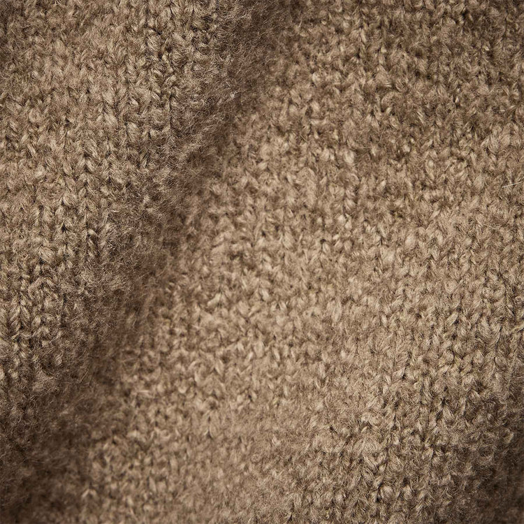 Cashmere Raglan Sweater Polo in Khaki | James Perse Los Angeles