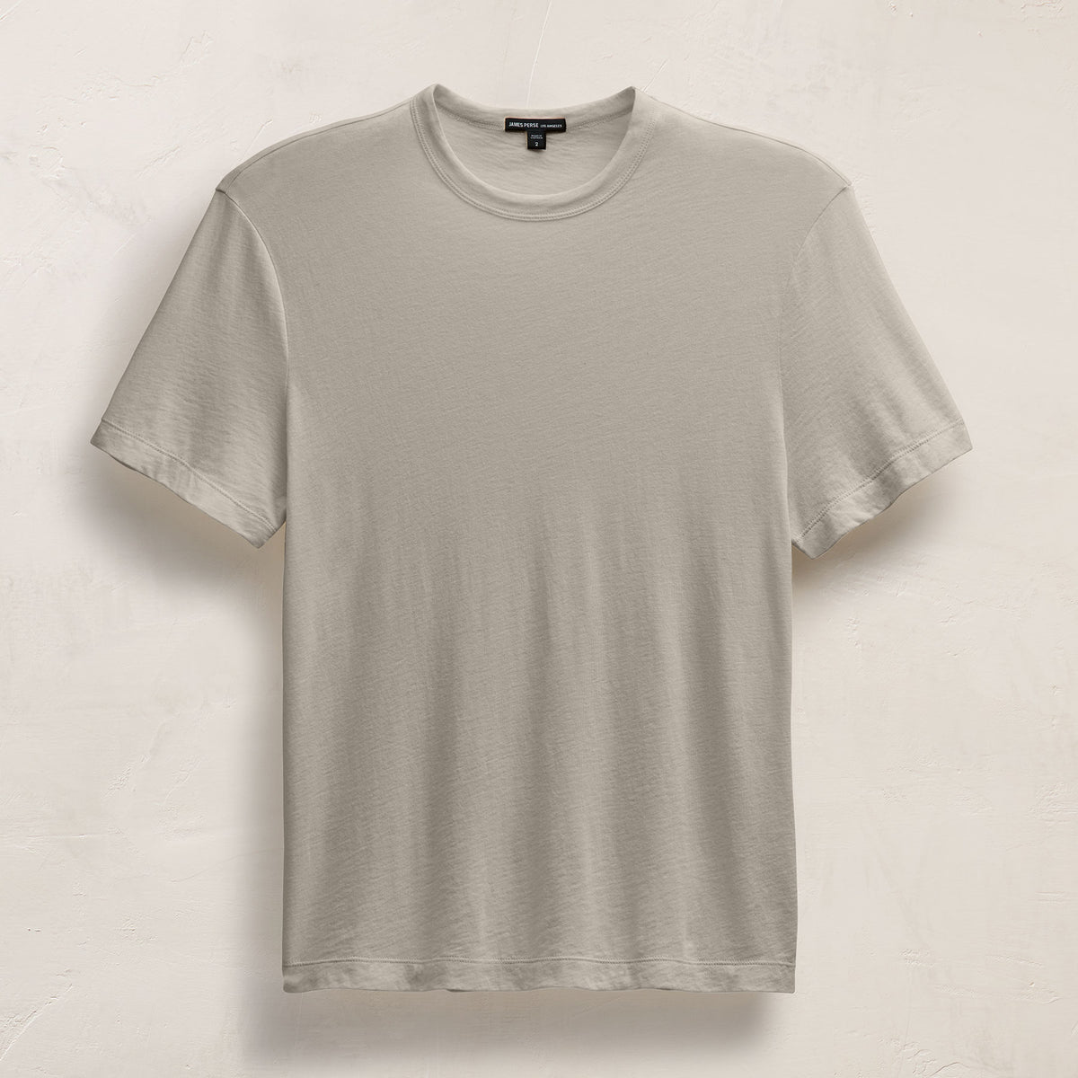 Cotton Cashmere Short Sleeve Tee in Concrete | James Perse Los Angeles
