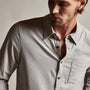 Clean Finish Jersey Shirt in Fog | James Perse Los Angeles
