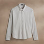 Matte Stretch Poplin Dress Shirt in Light Mist | James Perse Los Angeles