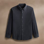 Slim Fit Stretch Poplin Shirt in Asphalt | James Perse Los Angeles