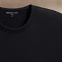 Luxe Lotus Jersey Tee in Black | James Perse Los Angeles