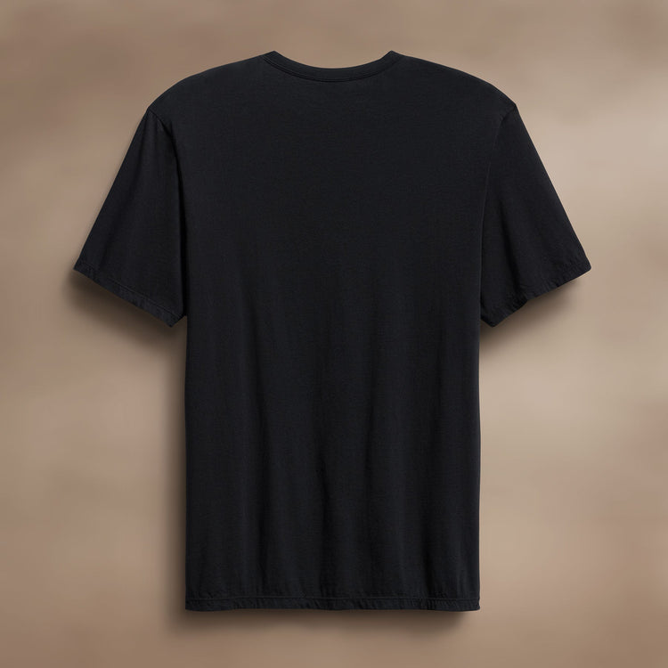 Luxe Lotus Jersey Tee in Black | James Perse Los Angeles