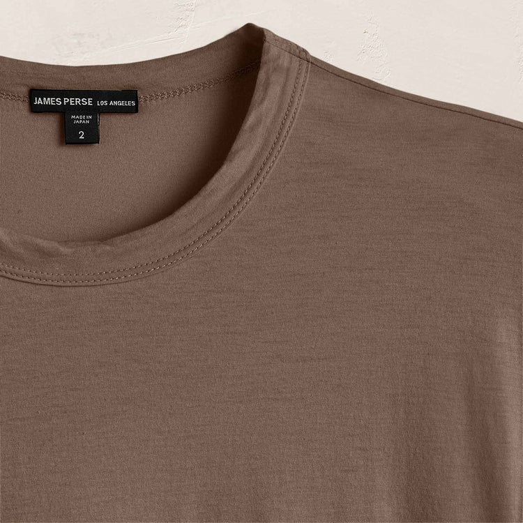 Luxe Lotus Jersey Tee in Caribou | James Perse Los Angeles