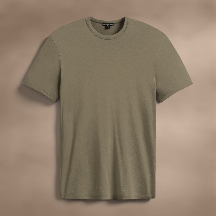 Luxe Lotus Jersey Tee in Peet | James Perse Los Angeles