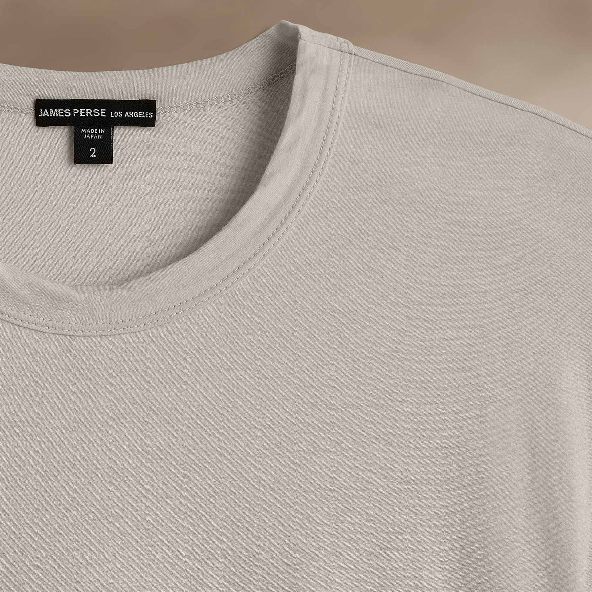 Luxe Lotus Jersey Tee in Salt | James Perse Los Angeles