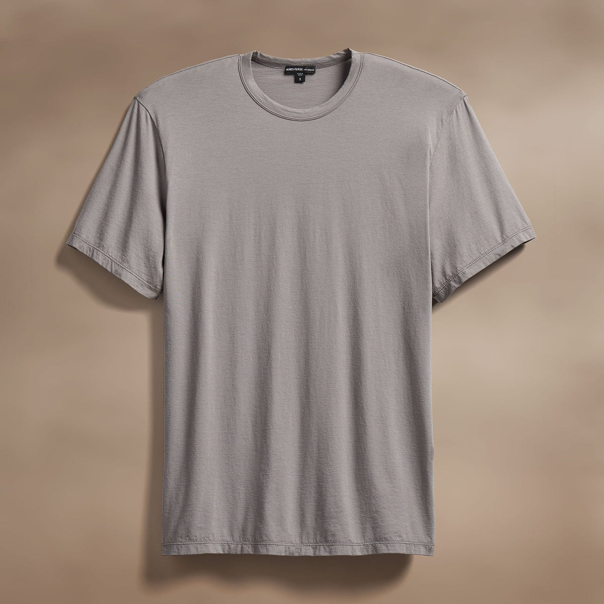 Luxe Lotus Jersey Tee in Wolf | James Perse Los Angeles