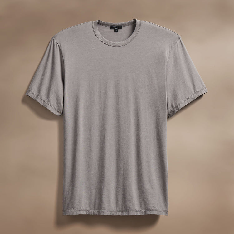 Luxe Lotus Jersey Tee in Wolf | James Perse Los Angeles