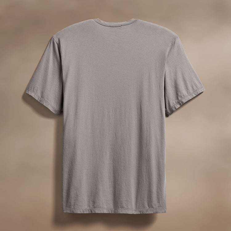 Luxe Lotus Jersey Tee in Wolf | James Perse Los Angeles