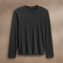 Luxe Lotus Jersey Crew in Carbon | James Perse Los Angeles