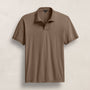 Luxe Lotus Jersey Polo in Caribou | James Perse Los Angeles
