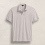 Luxe Lotus Jersey Polo in Silver | James Perse Los Angeles