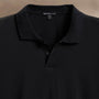 Luxe Lotus Jersey Polo in Black | James Perse Los Angeles