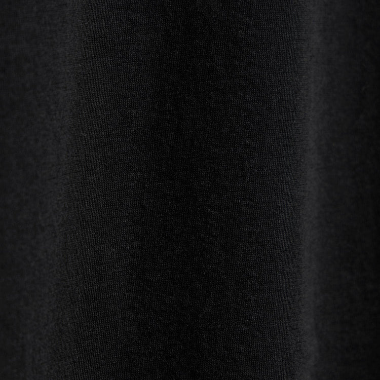 Luxe Lotus Jersey Polo in Black | James Perse Los Angeles