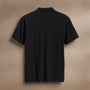 Luxe Lotus Jersey Polo in Black | James Perse Los Angeles