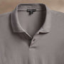 Luxe Lotus Jersey Long Sleeve Polo in Wolf | James Perse Los Angeles