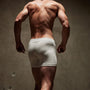 Luxe Lotus Relaxed Fit Boxer Short in White | James Perse Los Angeles
