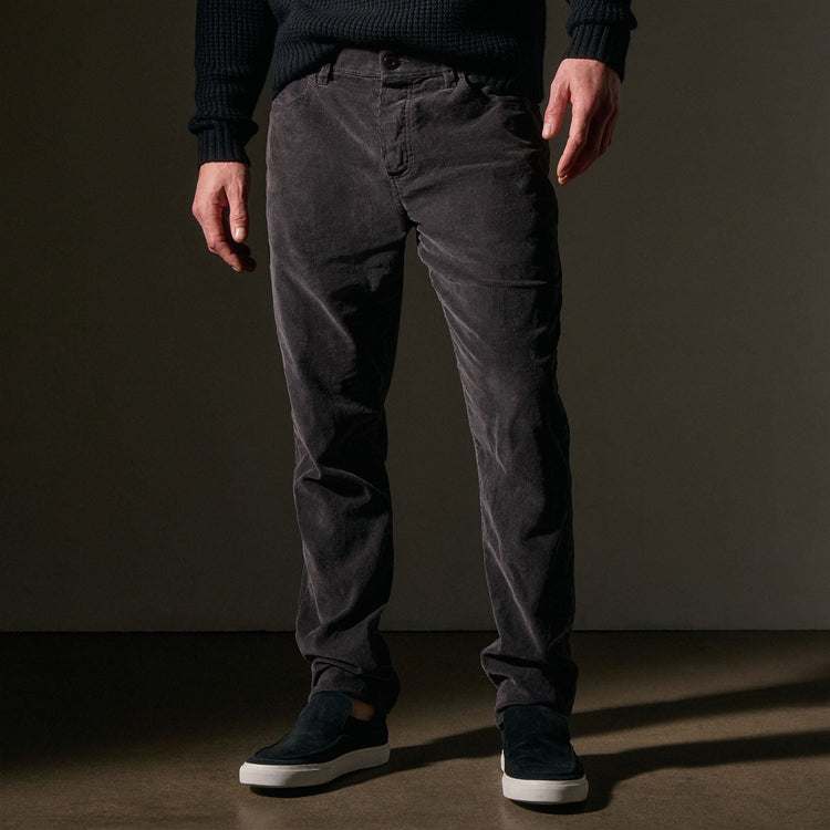 5 Pocket Corduroy Pant in Magma Pigment | James Perse Los Angeles