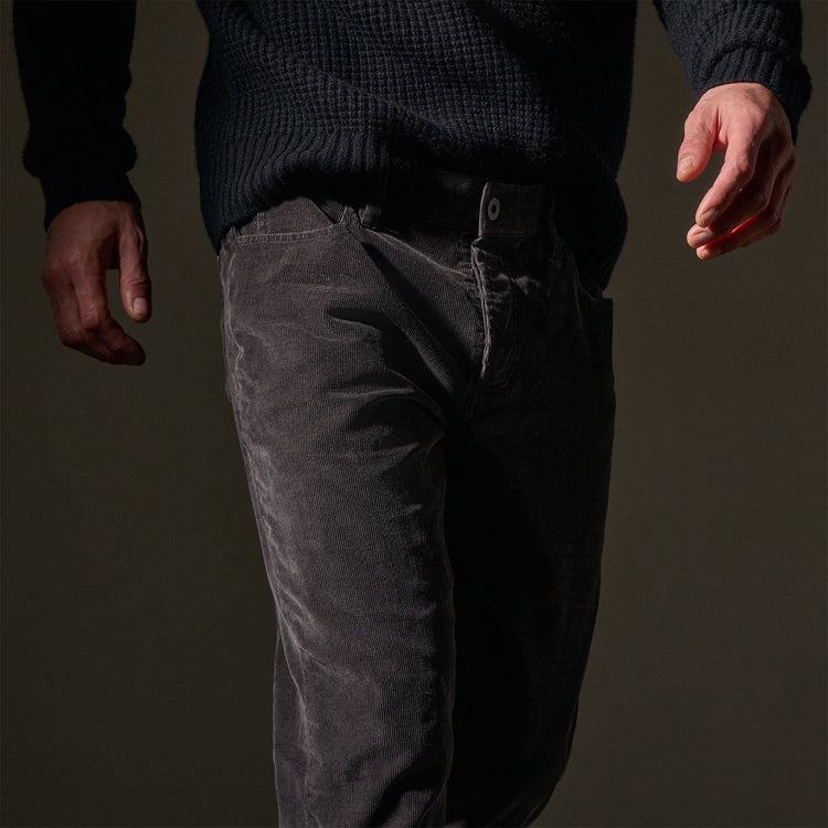 5 Pocket Corduroy Pant in Magma Pigment | James Perse Los Angeles