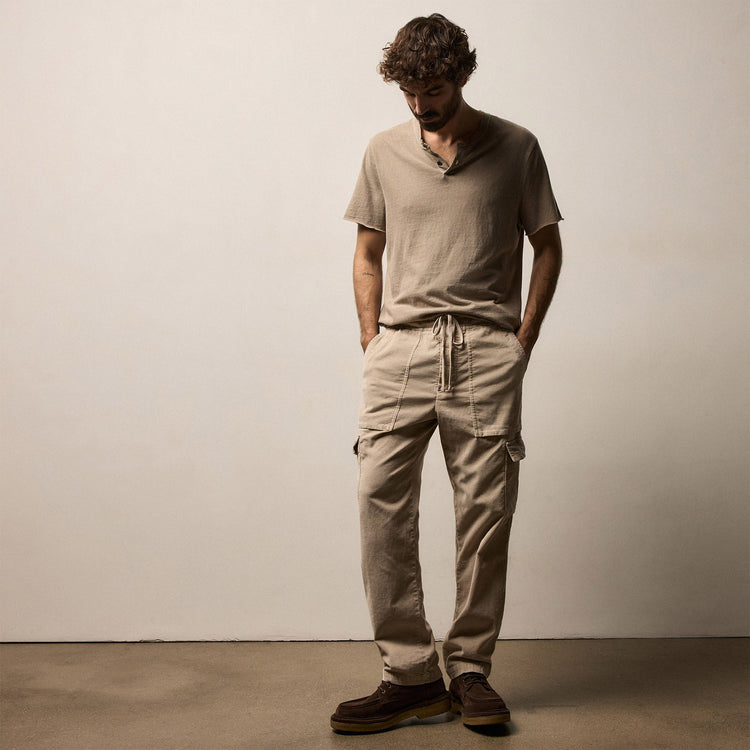Cord Utility Pant in Stone Pigment | James Perse Los Angeles