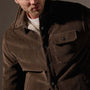 Corduroy Sherpa Jacket in Umber Pigment | James Perse Los Angeles