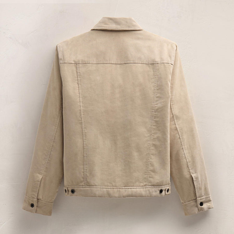 Corduroy Jacket in Stone | James Perse Los Angeles