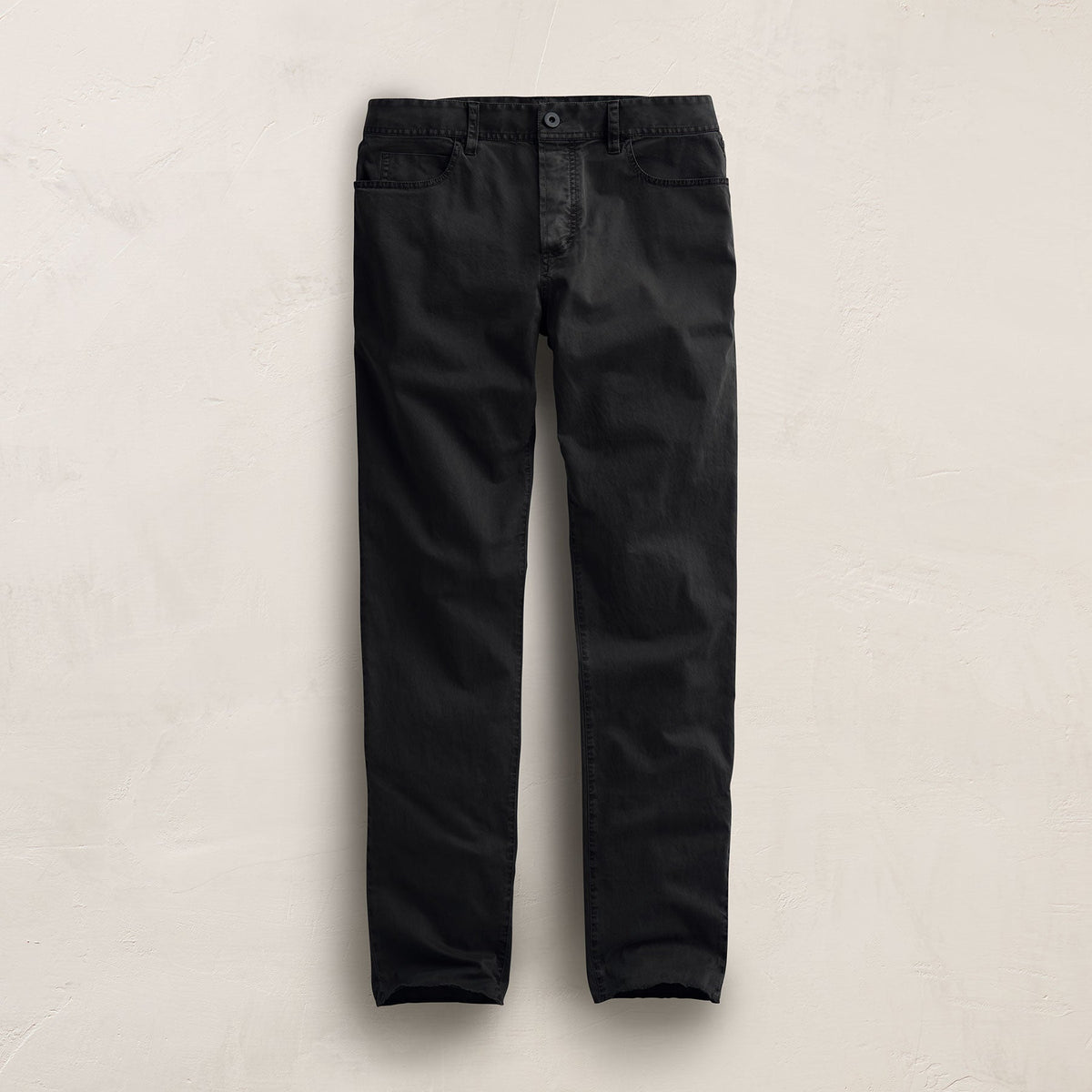 Brushed Twill 5 Pocket Pant in Black | James Perse Los Angeles