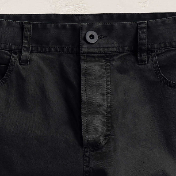 Brushed Twill 5 Pocket Pant in Black | James Perse Los Angeles