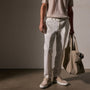 Golf Trouser in Off White | James Perse Los Angeles