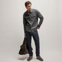Garment Washed Shirt in Anthracite | James Perse Los Angeles