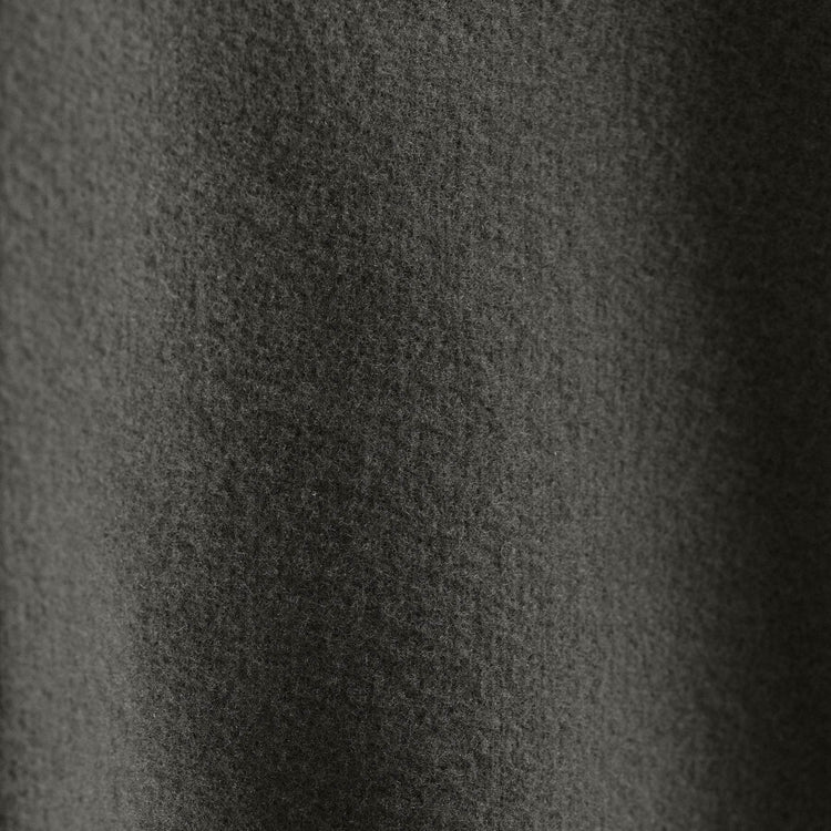 Wool Jersey Zip Front Funnel Neck in Mid Grey/Black | James Perse Los Angeles