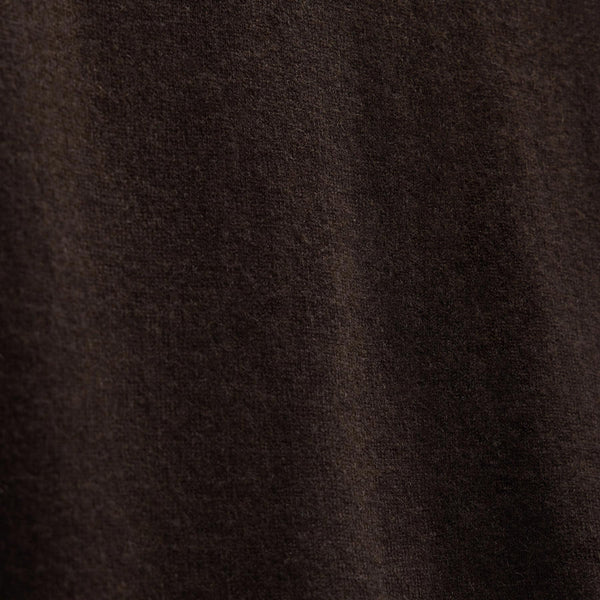 Italian Spun Cashmere Crewneck in Kona/Black | James Perse Los Angeles