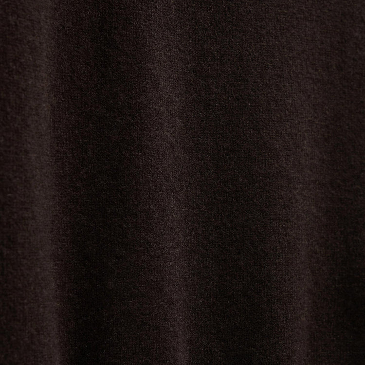 Contrast Trim Cashmere Crew in Kona/Black | James Perse Los Angeles