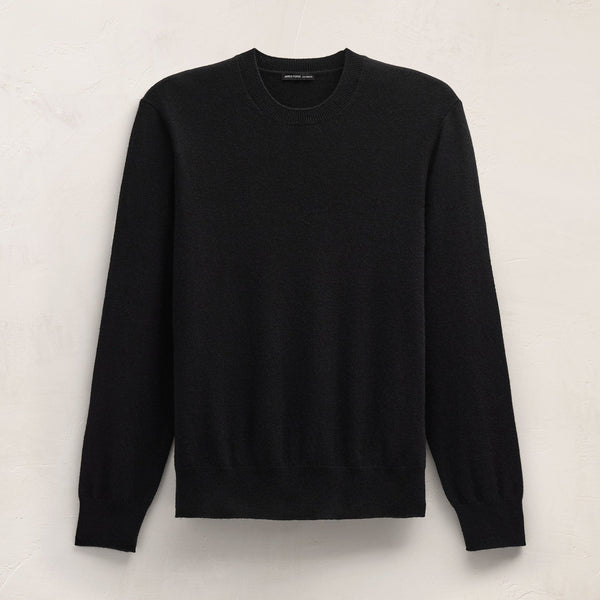 Italian Spun Cashmere Sweater in Black | James Perse Los Angeles