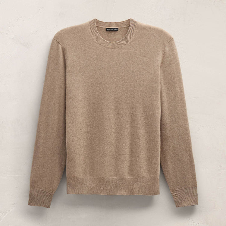 Italian Spun Cashmere Sweater in Coffee | James Perse Los Angeles
