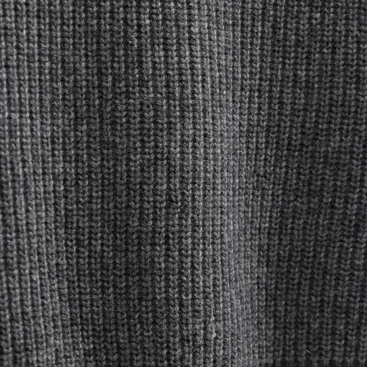 Italian Spun Cashmere Half Zip in Mid Grey | James Perse Los Angeles
