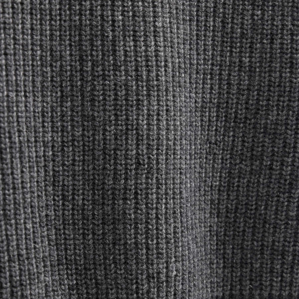 Italian Spun Cashmere Half Zip in Mid Grey | James Perse Los Angeles