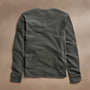 Natural Slub Jersey Henley in Granite Pigment | James Perse Los Angeles