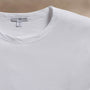 Shirttail Hem Crew in White | James Perse Los Angeles