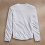 Shirttail Hem Crew in White | James Perse Los Angeles