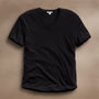 Clear Jersey V Neck in Black | James Perse Los Angeles