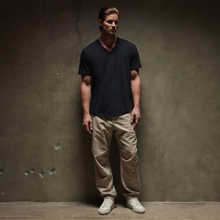 Clear Jersey V Neck in Deep | James Perse Los Angeles