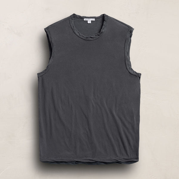 LA Muscle Tank in Magma Pigment | James Perse Los Angeles