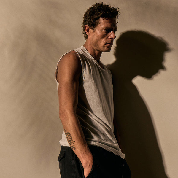 LA Muscle Tank in White | James Perse Los Angeles