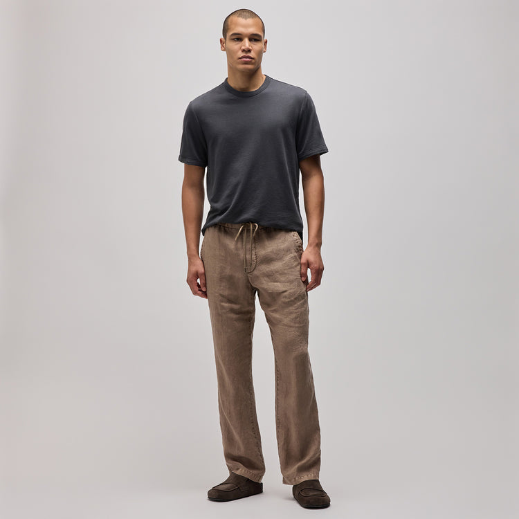 Relaxed Linen Pant in Cargo Pigment | James Perse Los Angeles