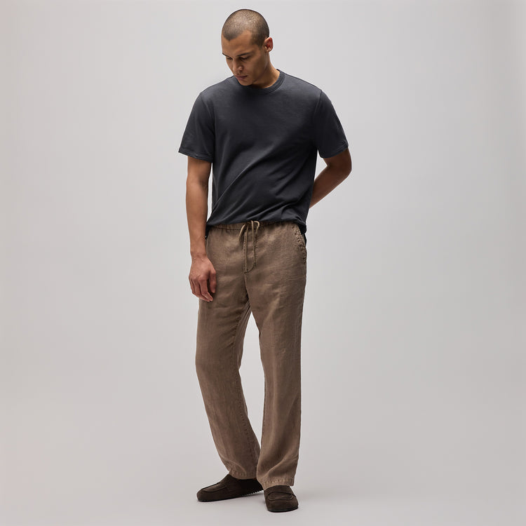 Relaxed Linen Pant in Cargo Pigment | James Perse Los Angeles