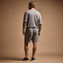 Relaxed Fit Linen Short in Silver Grey Pigment | James Perse Los Angeles