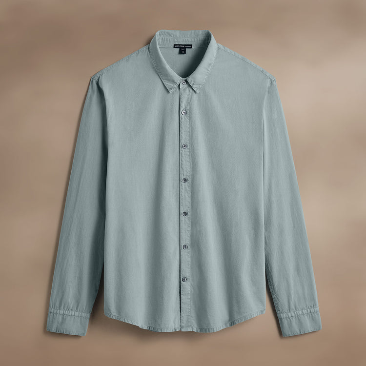 Standard Shirt in Azure Pigment | James Perse Los Angeles