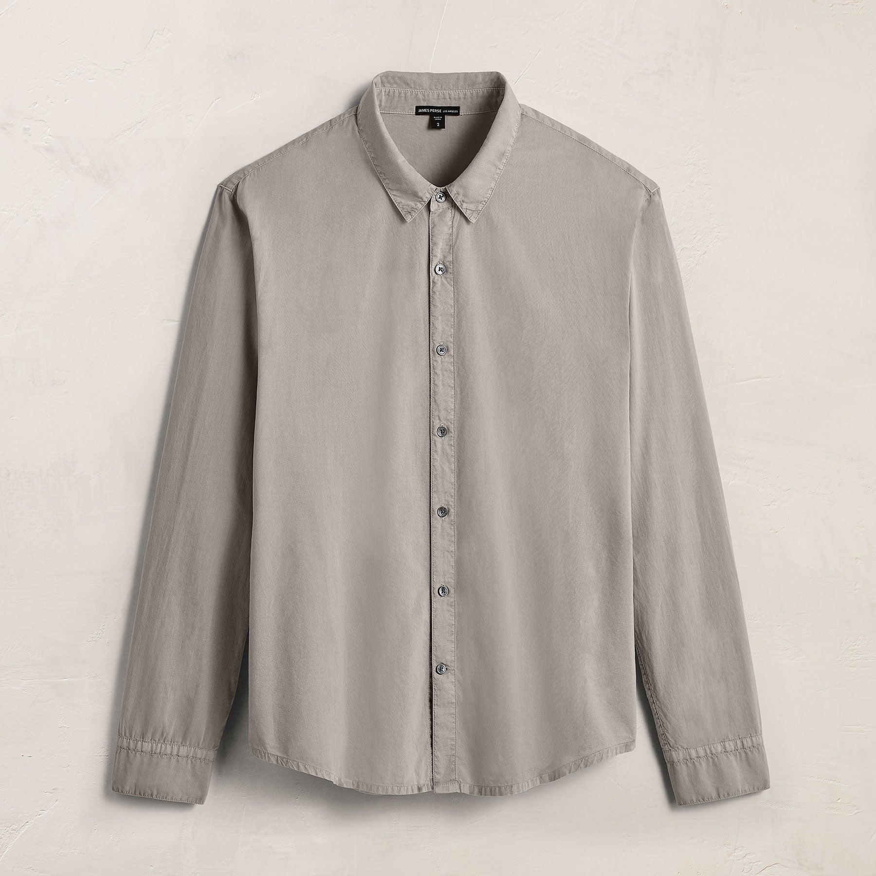 Standard Shirt in Concrete Pigment | James Perse Los Angeles
