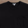 Lightweight Jersey Pocket Tee in Black | James Perse Los Angeles